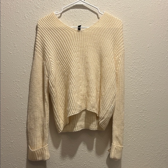 Moon & Madison Cream Knit Sweater - Picture 2 of 4